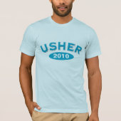 Usher Blue Arc 2010 T-Shirt (Vorderseite)