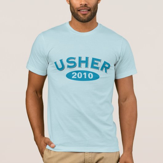 Usher Blue Arc 2010 T-Shirt (Vorderseite)