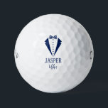 Usher Blue Tuxedo With Striped Bow Tie Golfball<br><div class="desc">These golf balls are a great favor for the ushers in your wedding party. They feature a fabulous tuxedo and striped bow tie in blue. With a first name in a traditional CAP font and the word usher in a coordinating script font also in blue they're perfect for the usher....</div>