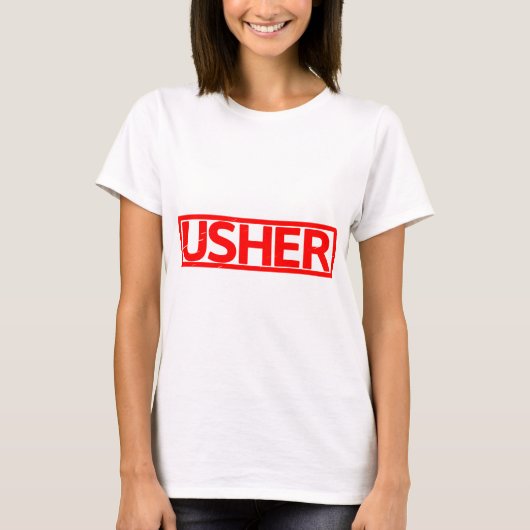 Usher-Briefmarke T-Shirt (Vorderseite)