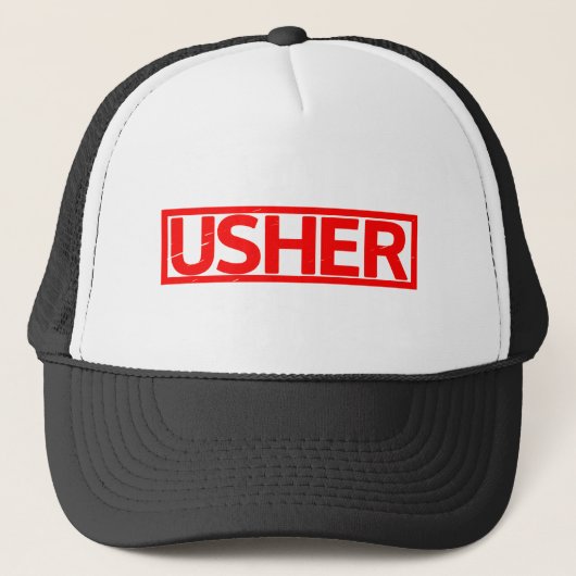 Usher-Briefmarke Truckerkappe (Vorderseite)