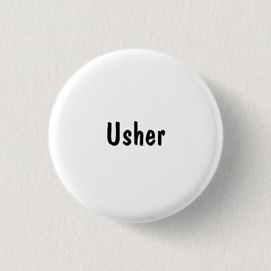 Usher Button (Vorderseite)