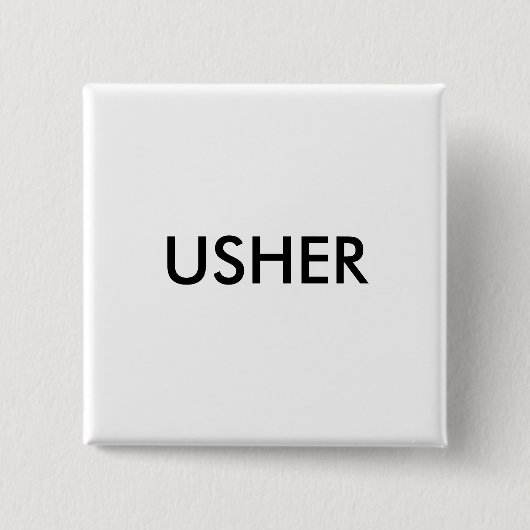 USHER BUTTON (Vorderseite)