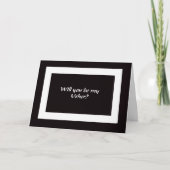 Usher Card Einladung (Vorderseite)