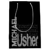 Usher Extraordinaire CUSTOM Mittlere Geschenktüte (Vorderseite)