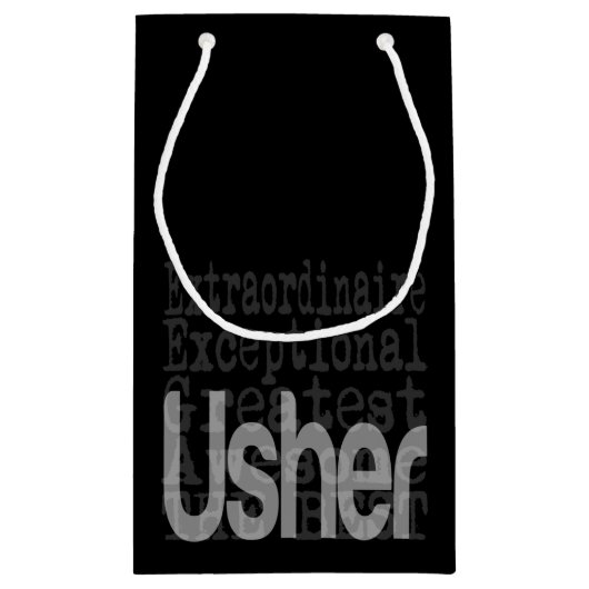 Usher Extraordinaire Kleine Geschenktüte (Rückseite)
