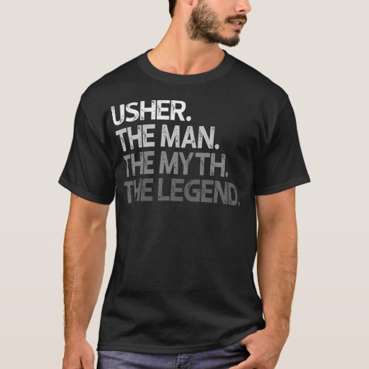 Usher Gift The Man Myth Legend T-Shirt (Vorderseite)