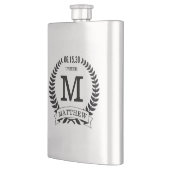 Usher Initials Flachmann (Links)