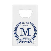 Usher Initials Geldbeutel Flaschenöffner (Vorderseite)