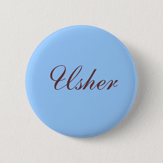Usher-Knopf Button (Vorderseite)
