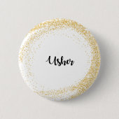 Usher name button (Vorderseite)