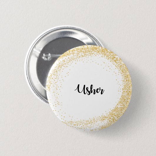 Usher name button (Vorne & Hinten)