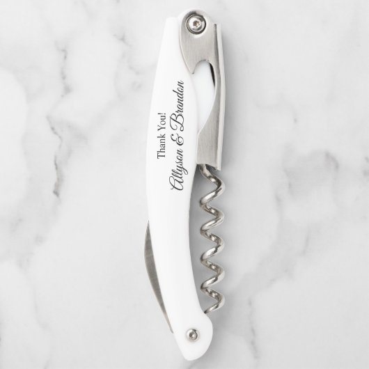 Usher Personalisiert Waiter's Corkschraube Kellnermesser (Rückseite)