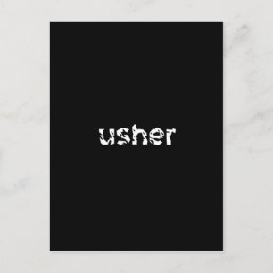 Usher Postkarte