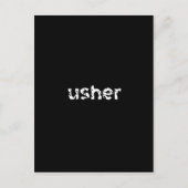 Usher Postkarte (Vorderseite)