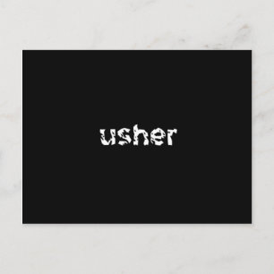Usher Postkarte