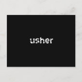 Usher Postkarte (Vorderseite)