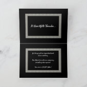 USHER Schachbrett Hochzeit DANKE (Innenseite)