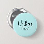 Usher (Taken) Button (Vorne & Hinten)