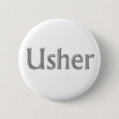 Usher Wedding Button (Vorderseite)