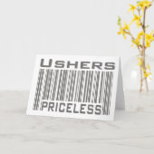 Ushers Pricellos Karte (Gelbe Blume)