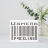 Ushers Pricellos Postkarte (Stehend Vorderseite)