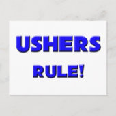 Ushers Rule! Postkarte (Vorderseite)