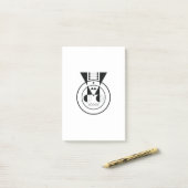 Ushi Ox Post-it - Geometrisches Zodiac Post-it Klebezettel (Auf Schreibtisch)