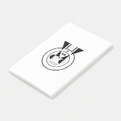 Ushi Ox Post-it - Geometrisches Zodiac Post-it Klebezettel (angewinkelt)