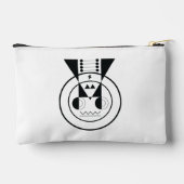 Ushi Zodiac - Geometrisches Ox-Symbol Zubehörtasche (Rückseite)