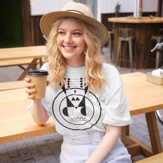 Ushi Zodiac Symbol - Geometrisches Ox für alle Alt T-Shirt