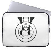 Ushi Zodiac Symbol - Geometrisches Ox Laptopschutzhülle (Vorderseite)