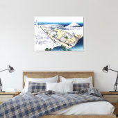 Ushibori in der Provinz Hitachi Leinwanddruck (Insitu (Schlafzimmer))