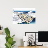 Ushibori in der Provinz Hitachi Poster (Heimbüro)