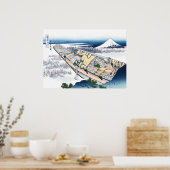 Ushibori in der Provinz Hitachi Poster (Küche)