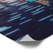 Ushigome Kagurazaka von Tsuchiya Koitsu Poster (Ecke)