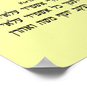 Ushpizin & Arba Minim (4 Arten) Poster (Ecke)