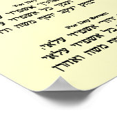 Ushpizin & Arba Minim (4 Arten) Poster (Ecke)