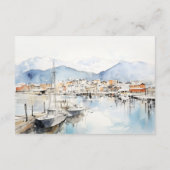 Ushuaia, Argentina Landscape Wedding Reception Begleitkarte (Rückseite)