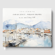 Ushuaia, Argentina Watercolor Landscape Wedding