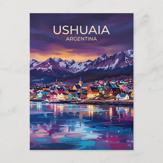 Ushuaia Argentinien Postkarte (Vorderseite)
