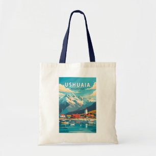 Ushuaia Argentinien Reise Kunst Vintage Tragetasche