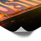 Ushuaia Briefe über Küstenlandschaft Poster (Ecke)