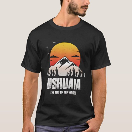 Ushuaia Erinnerung Argentinien T-Shirt (Vorderseite)