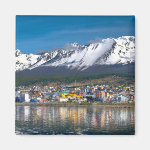 Ushuaia Panorama Fotografie Ansicht Foto Print Magnet