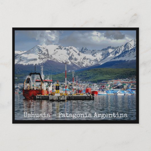Ushuaia, Patagonia Argentinien Postcard Postkarte (Vorderseite)
