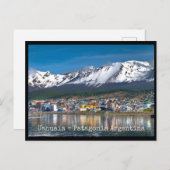 Ushuaia, Patagonia Argentinien Postkarte (Vorne/Hinten)