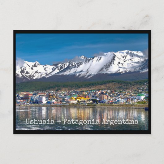 Ushuaia, Patagonia Argentinien Postkarte (Vorderseite)