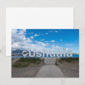 Ushuaia Sign Einladung (Vorne/Hinten)