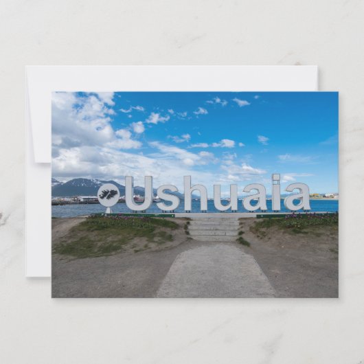 Ushuaia Sign Einladung (Vorderseite)